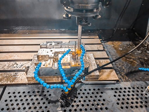 mold base making by EDM machine