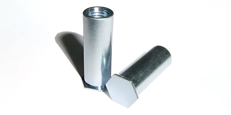 blind holes in the screws