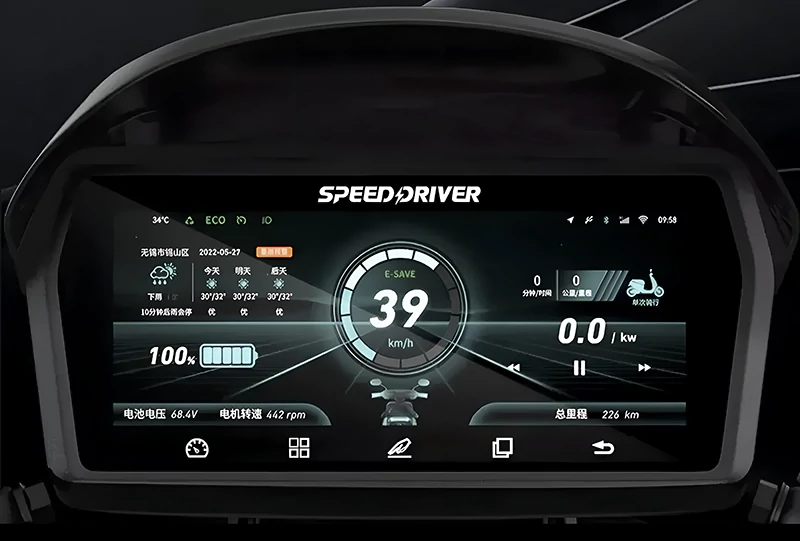 Evs injection molded dashboards component