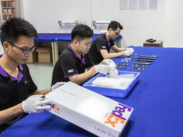 logistics department for contract manufacturing