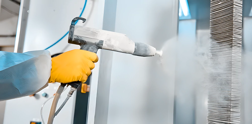 Processus de revêtement par poudre pour les prototypes