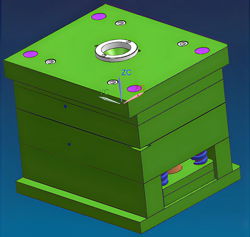 Remote control mold 3d drawing